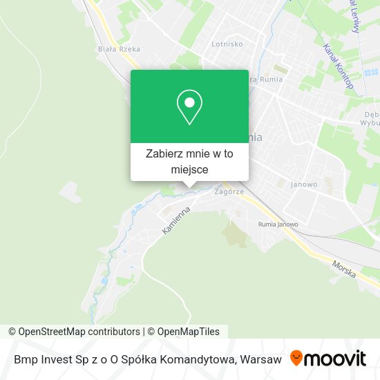 Mapa Bmp Invest Sp z o O Spółka Komandytowa