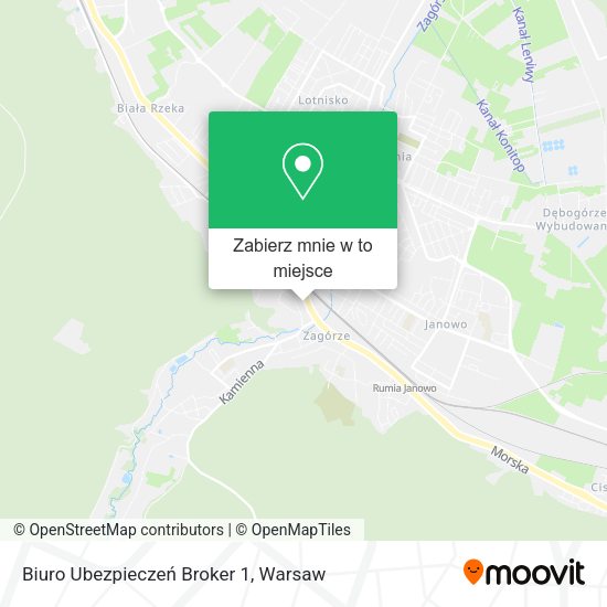 Mapa Biuro Ubezpieczeń Broker 1