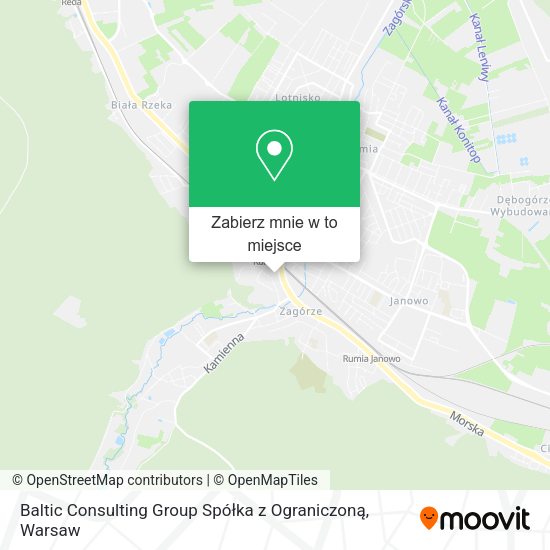 Mapa Baltic Consulting Group Spółka z Ograniczoną