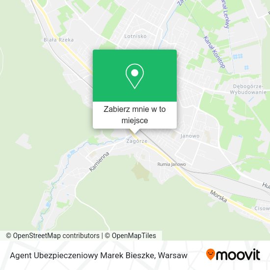 Mapa Agent Ubezpieczeniowy Marek Bieszke