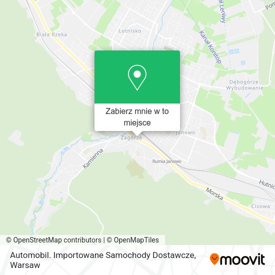 Mapa Automobil. Importowane Samochody Dostawcze