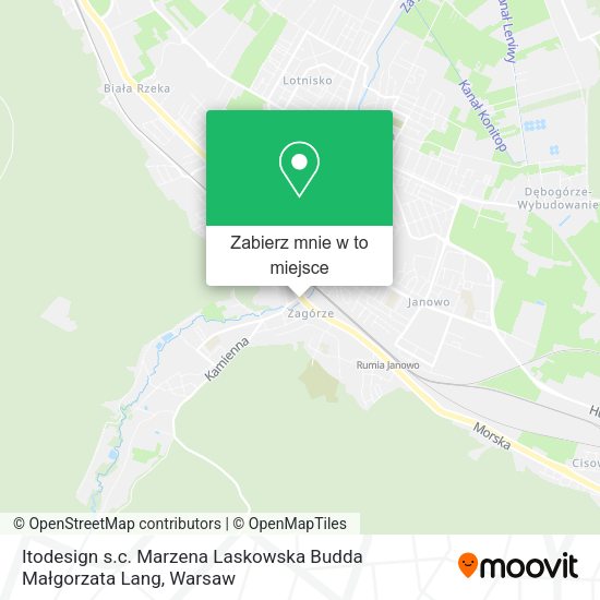 Mapa Itodesign s.c. Marzena Laskowska Budda Małgorzata Lang