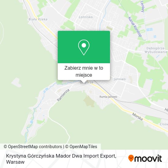 Mapa Krystyna Górczyńska Mador Dwa Import Export