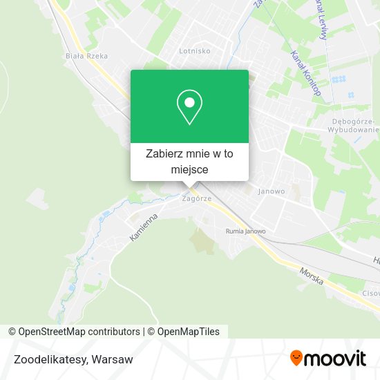 Mapa Zoodelikatesy