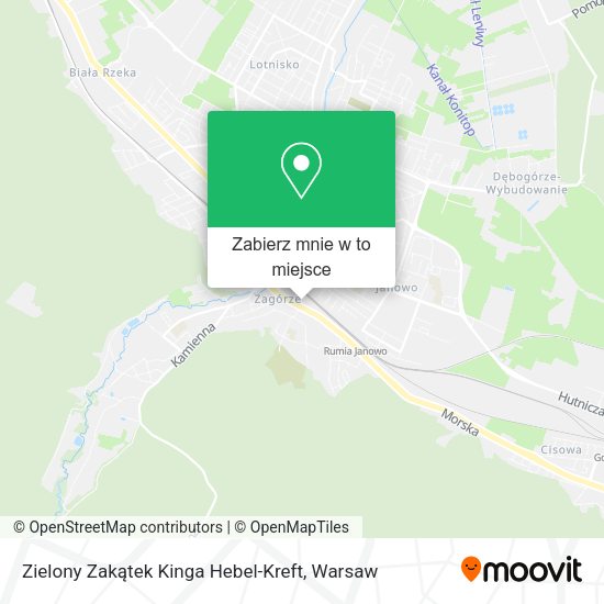 Mapa Zielony Zakątek Kinga Hebel-Kreft