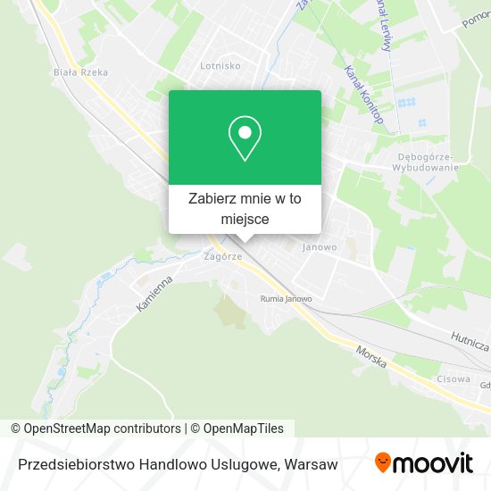 Mapa Przedsiebiorstwo Handlowo Uslugowe