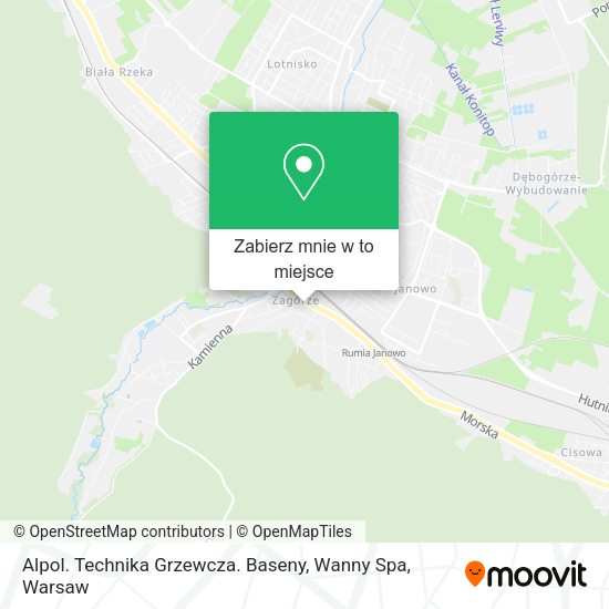 Mapa Alpol. Technika Grzewcza. Baseny, Wanny Spa