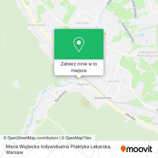 Mapa Maria Wojtecka Indywidualna Praktyka Lekarska