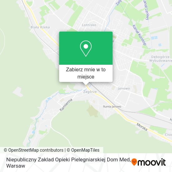 Mapa Niepubliczny Zaklad Opieki Pielegniarskiej Dom Med