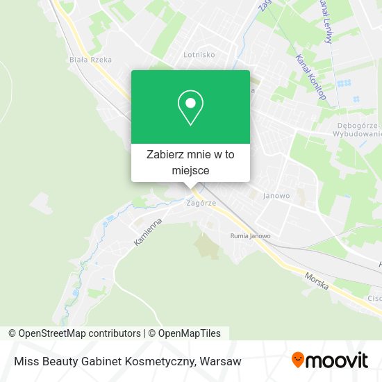 Mapa Miss Beauty Gabinet Kosmetyczny