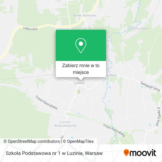 Mapa Szkoła Podstawowa nr 1 w Luzinie