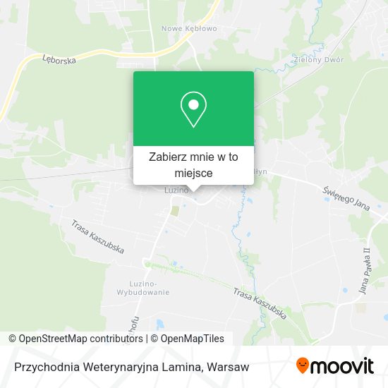 Mapa Przychodnia Weterynaryjna Lamina