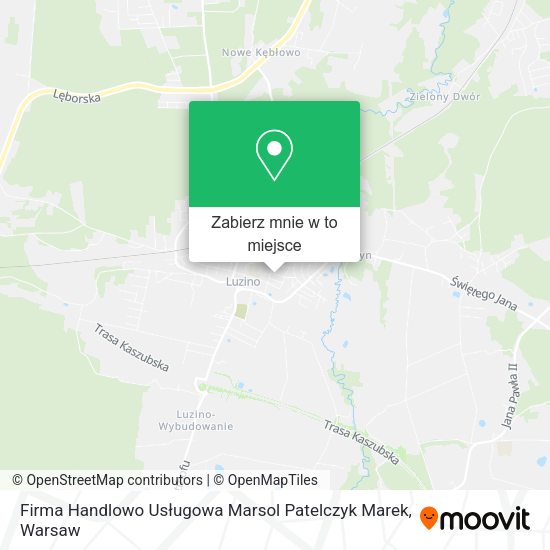 Mapa Firma Handlowo Usługowa Marsol Patelczyk Marek