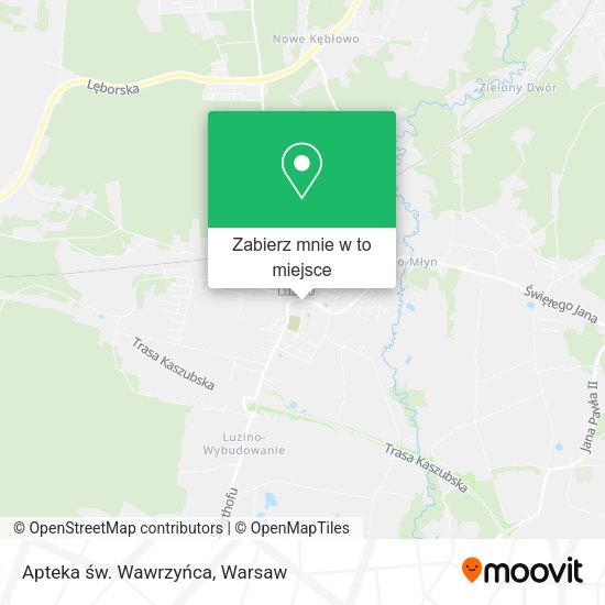 Mapa Apteka św. Wawrzyńca