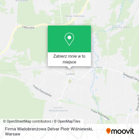 Mapa Firma Wielobranżowa Delvar Piotr Wiśniewski