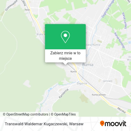 Mapa Transwald Waldemar Kugaczewski