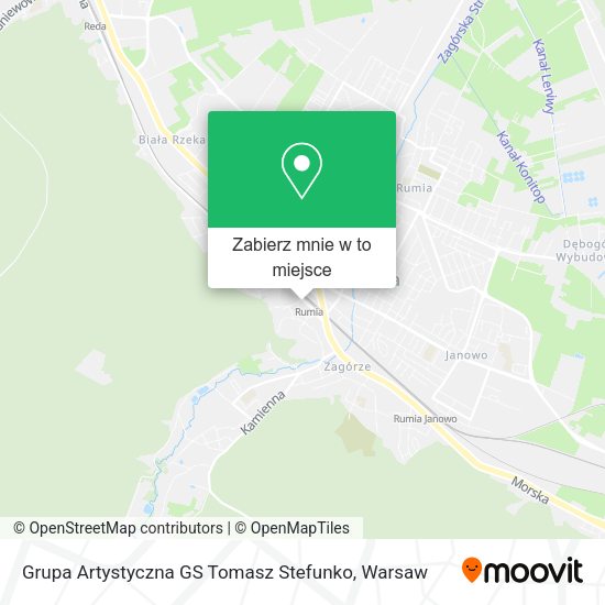 Mapa Grupa Artystyczna GS Tomasz Stefunko