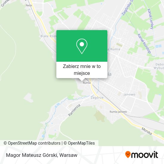 Mapa Magor Mateusz Górski