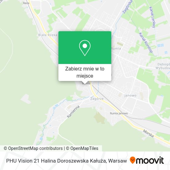 Mapa PHU Vision 21 Halina Doroszewska Kałuża