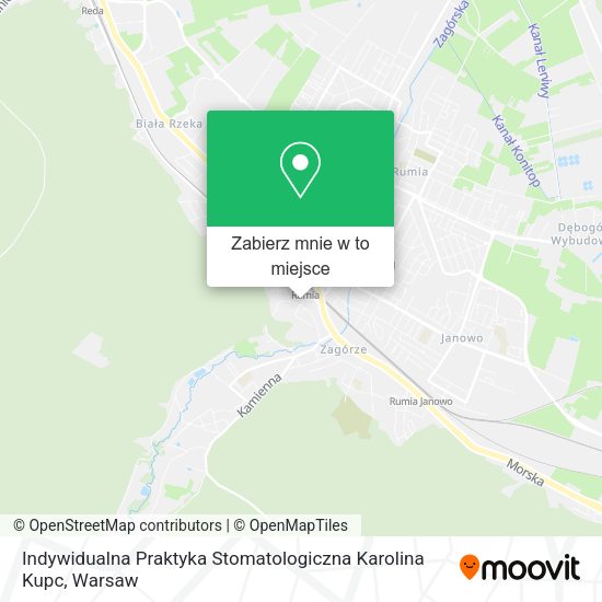 Mapa Indywidualna Praktyka Stomatologiczna Karolina Kupc