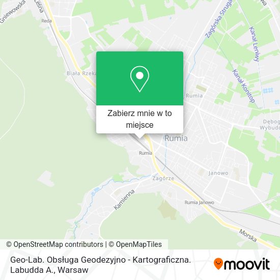 Mapa Geo-Lab. Obsługa Geodezyjno - Kartograficzna. Labudda A.