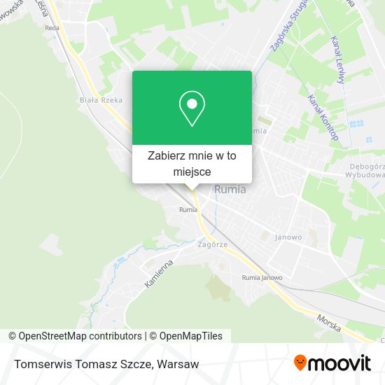 Mapa Tomserwis Tomasz Szcze