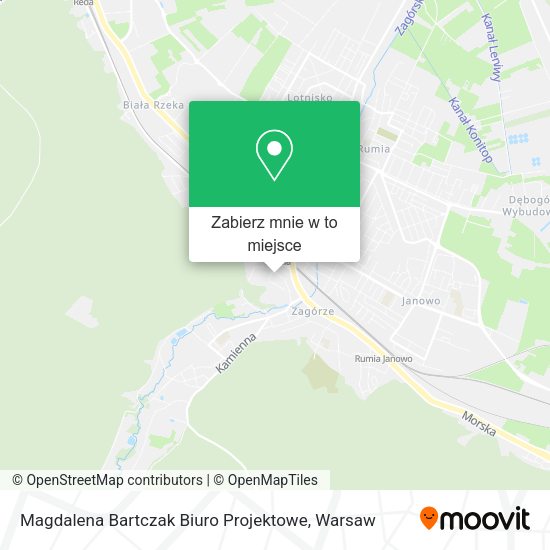 Mapa Magdalena Bartczak Biuro Projektowe