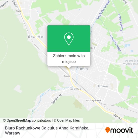 Mapa Biuro Rachunkowe Calculus Anna Kamińska