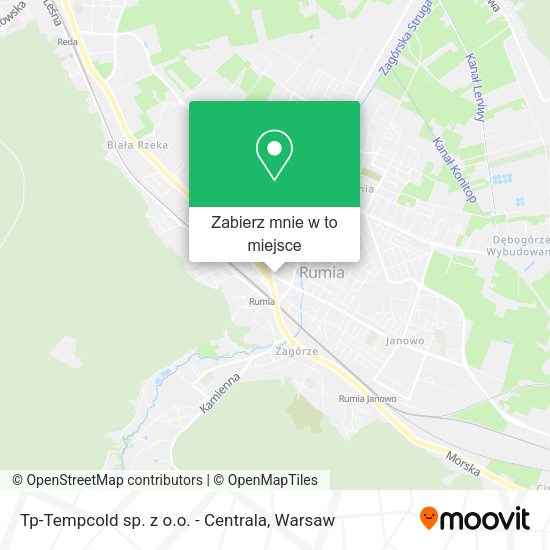 Mapa Tp-Tempcold sp. z o.o. - Centrala