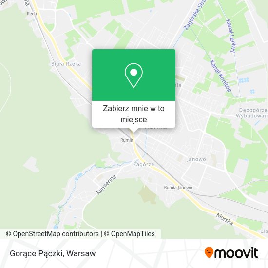 Mapa Gorące Pączki