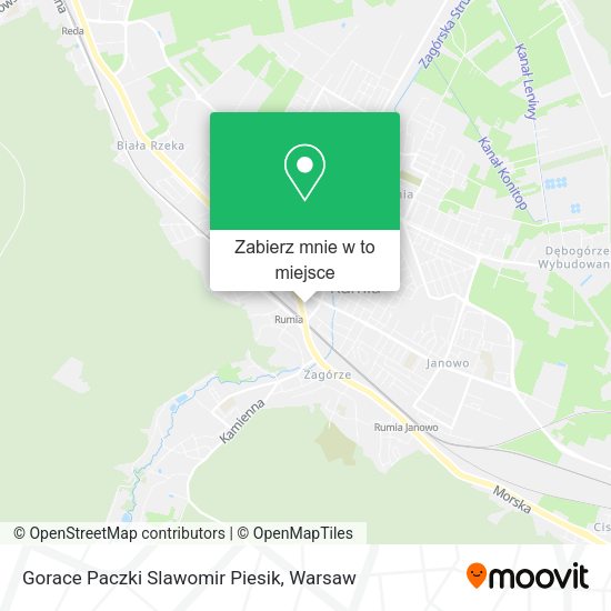 Mapa Gorace Paczki Slawomir Piesik