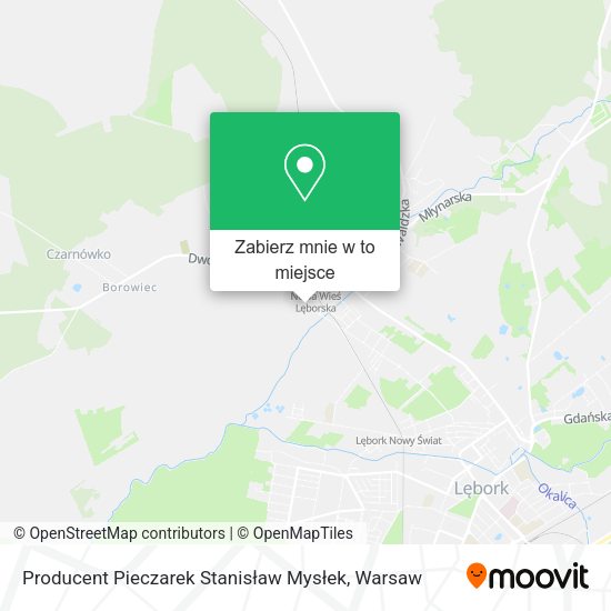 Mapa Producent Pieczarek Stanisław Mysłek