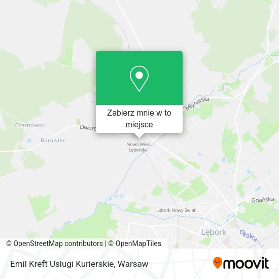 Mapa Emil Kreft Uslugi Kurierskie