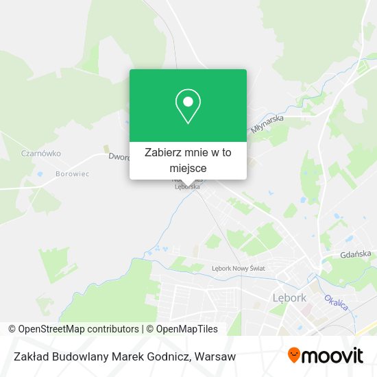 Mapa Zakład Budowlany Marek Godnicz