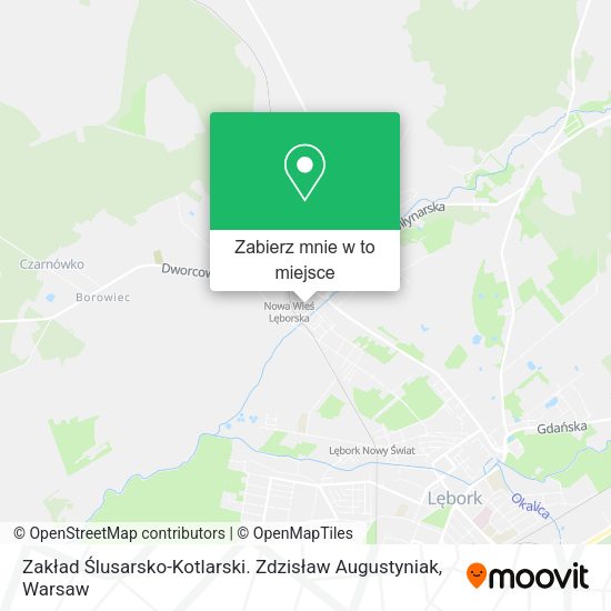 Mapa Zakład Ślusarsko-Kotlarski. Zdzisław Augustyniak