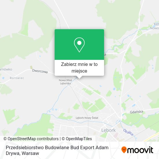 Mapa Przedsiebiorstwo Budowlane Bud Export Adam Drywa