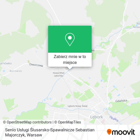 Mapa Senlo Usługi Ślusarsko-Spawalnicze Sebastian Majorczyk