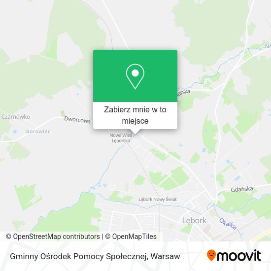 Mapa Gminny Ośrodek Pomocy Społecznej