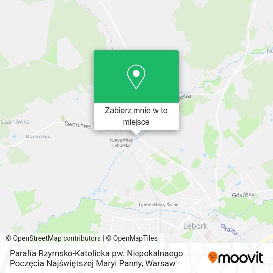 Mapa Parafia Rzymsko-Katolicka pw. Niepokalnaego Poczęcia Najświętszej Maryi Panny