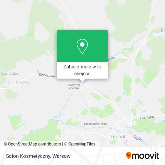 Mapa Salon Kosmetyczny