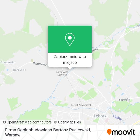 Mapa Firma Ogólnobudowlana Bartosz Puciłowski