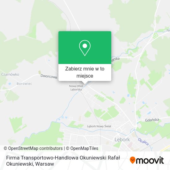 Mapa Firma Transportowo-Handlowa Okuniewski Rafał Okuniewski