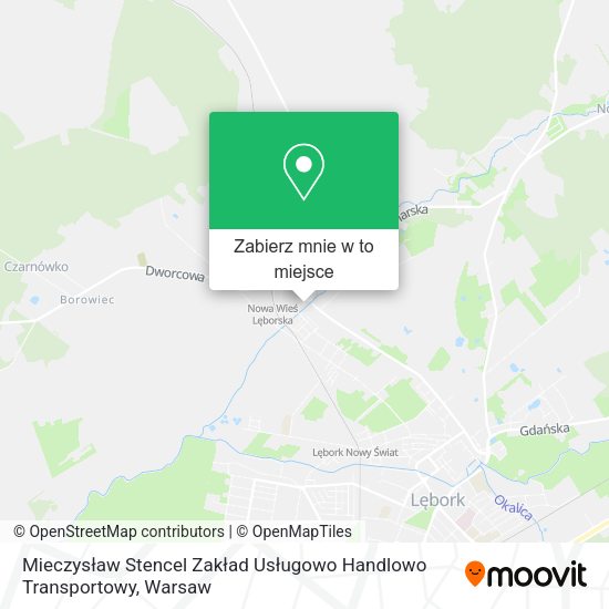 Mapa Mieczysław Stencel Zakład Usługowo Handlowo Transportowy