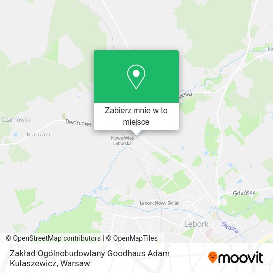 Mapa Zakład Ogólnobudowlany Goodhaus Adam Kulaszewicz