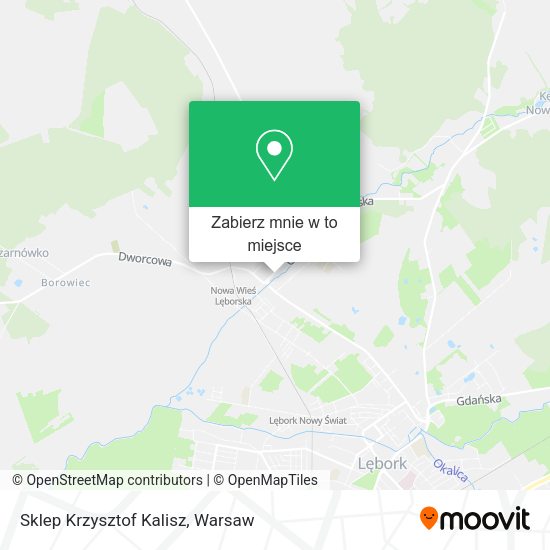 Mapa Sklep Krzysztof Kalisz