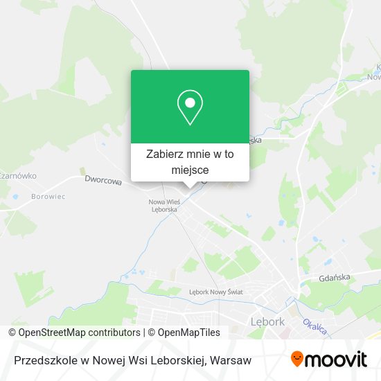 Mapa Przedszkole w Nowej Wsi Leborskiej