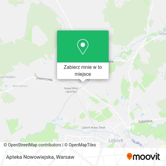 Mapa Apteka Nowowiejska