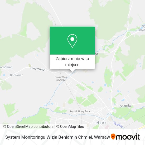 Mapa System Monitoringu Wizja Beniamin Chmiel