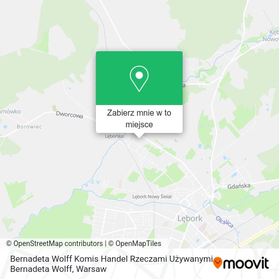 Mapa Bernadeta Wolff Komis Handel Rzeczami Używanymi Bernadeta Wolff