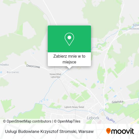 Mapa Usługi Budowlane Krzysztof Stromski